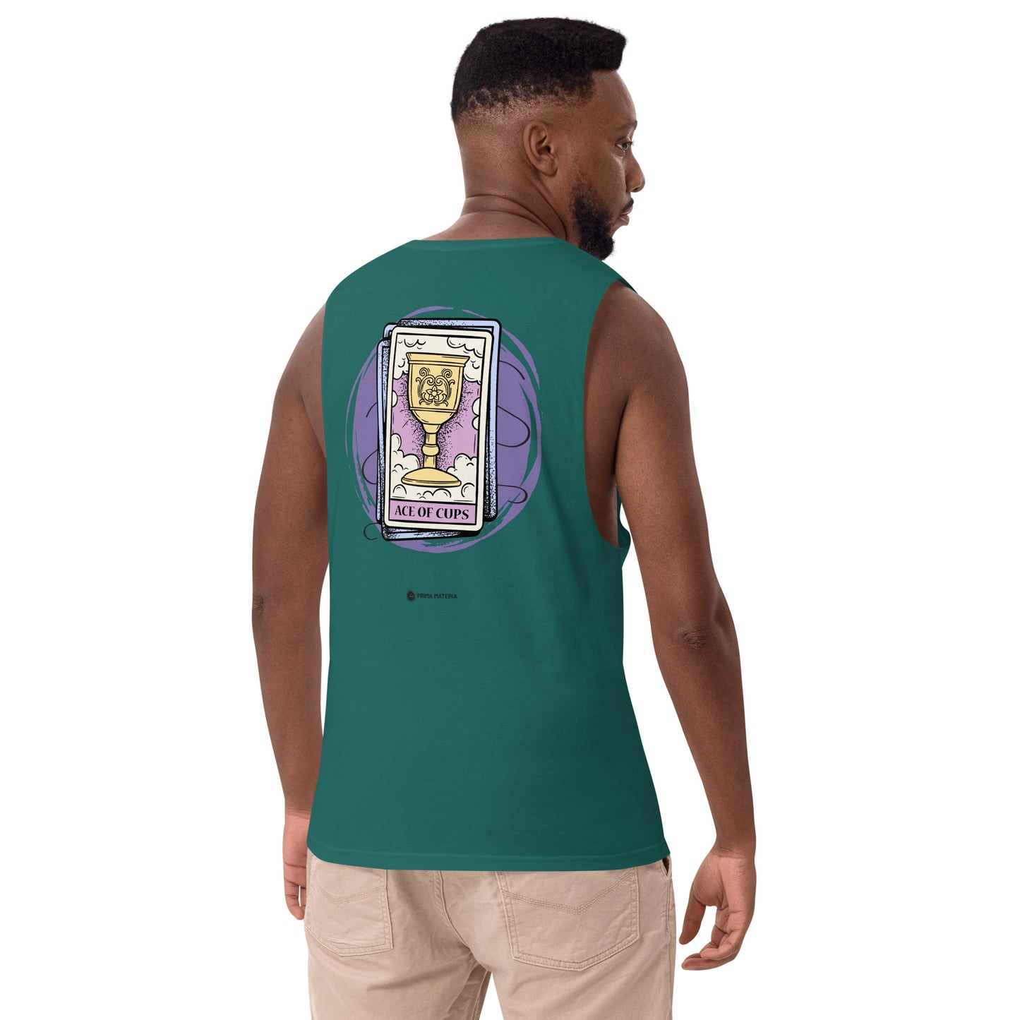 Men’s drop arm tank top