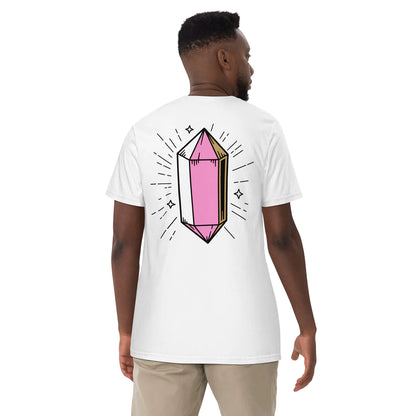 Premium Organic Heavyweight Tee / Crystal